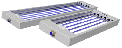 Inserciones de lámparas UVC con reacondicionado modular