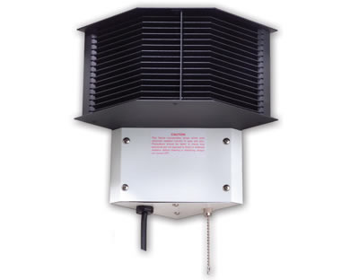 Serie CM 15 montada en esquina de aire superior